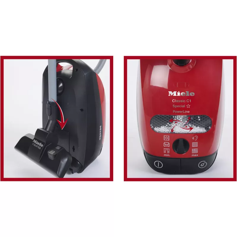 Toy vacuum cleaner with cleaning cart Theo Klein Miele model 6074 – children's household appliance playset