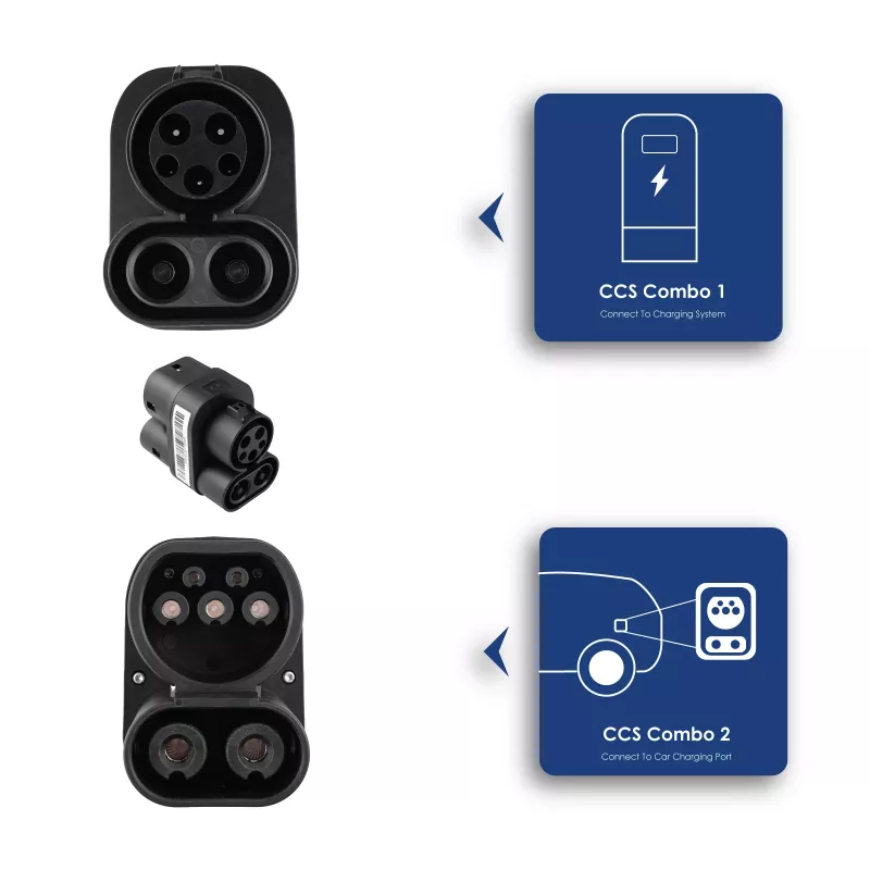 Akyga AK-SC-E11 elektriauto laadimisadapter CCS1 / CCS2 kompaktne 150A