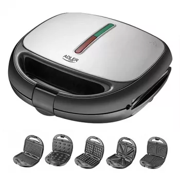 Adler AD 3040 võileivamasin 1200 W Must, Hall
