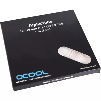 Alphacool 17494 toru, läbipaistev PVC, 1,3 cm läbimõõt, 100 cm pikkus