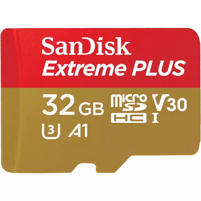 Flash Memory SanDisk Extreme Plus 32GB UHS-I SDSQXBG-032G-GN6MA