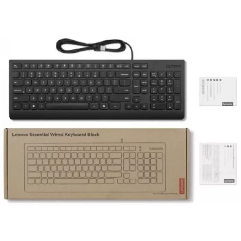 LENOVO Essential juhtmega klaviatuur AI Leedu (LT)