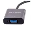 VGA (D-Sub) - Mini DisplayPort adapterkaabel LANBERG AD-0006-BK, 0,2 m, DisplayPort 1.2, 1920×1200@60Hz, emane miniDP, must