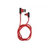 USB-kaabel NATEC NKA-1201 USB 2.0 1m USB A USB C Must Punane