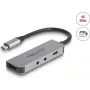 DeLOCK 61064 USB-jaotur USB-C 3.2 Gen 1 HDMI 3840x2160 60Hz
