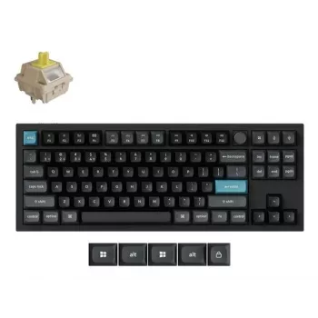 Mehaaniline klaviatuur Keychron Q3 Ultra 8K — 80% QWERTY, juhtmega ja Bluetooth, RGB, must
