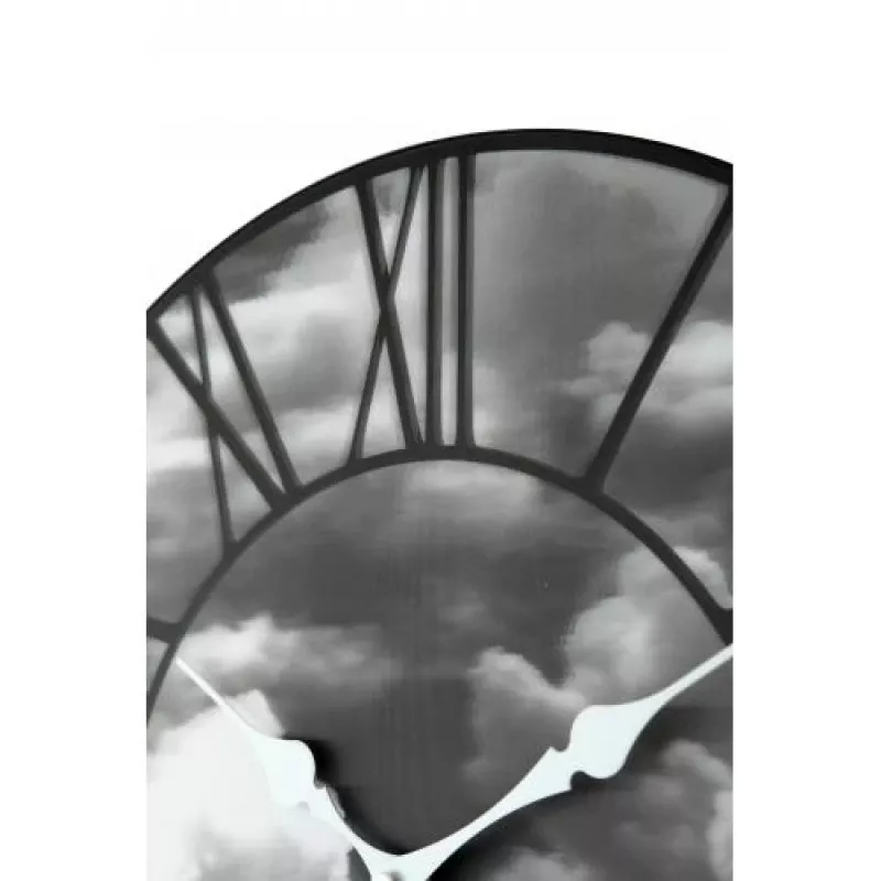 NeXtime kell 3037 Clouds, Ø39 cm, Seina, Must