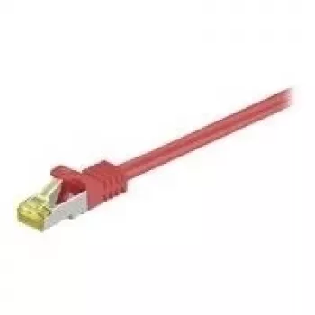Wentronic GoobayCat.7 toorkaabel patch-kaabel, S/FTP (PiMF), Punane, 7,5 m - LSZH Halogeenivaba, Vask, RJ45-pistik (91634)