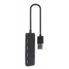 USB 2.0 jaotur Gembird UHB-U2P4-06 — 4 porti, kompaktne USB laiendus