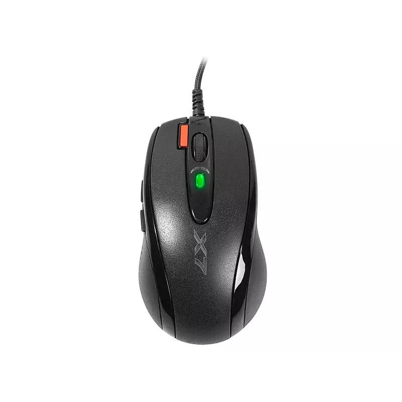 Mängurihiir A4Tech X-7120 USB Type-A mõlemakäeline 2000 DPI, 3 ms, juhtmega, must