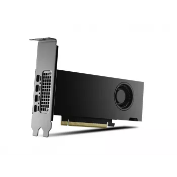 PNY NVIDIA 2000 Ada 16GB madala profiiliga, PCIe 4.0 X16, kahe pesaga, 4x Mini DP 1.4a, 16 GB GDDR6 ECC 128-bit, HDCP 2.2, HDMI 2.0, väike kast