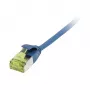 patch-kaabel RJ45, CAT6A 500Mhz, 0,15m, sinine, U/FTP, õhuke ümar d=3,8mm, TPE/LSZH(Superflex), AWG32, Cat.7 toorkaardliga, Synergy 21 (S217330V3)