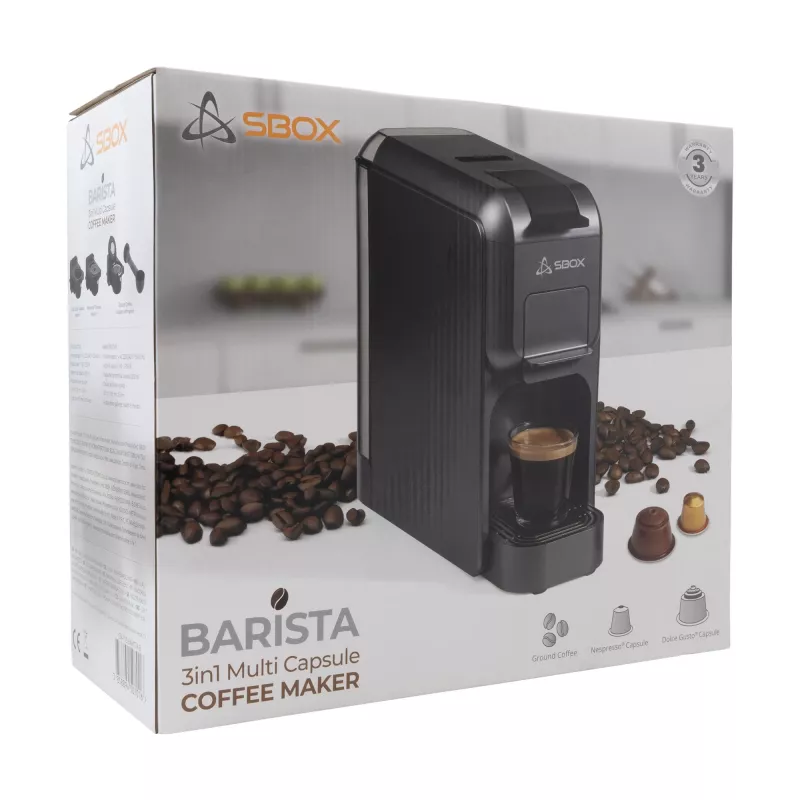Kohvimasin SBOX 1.5L CM-719 Barista Must