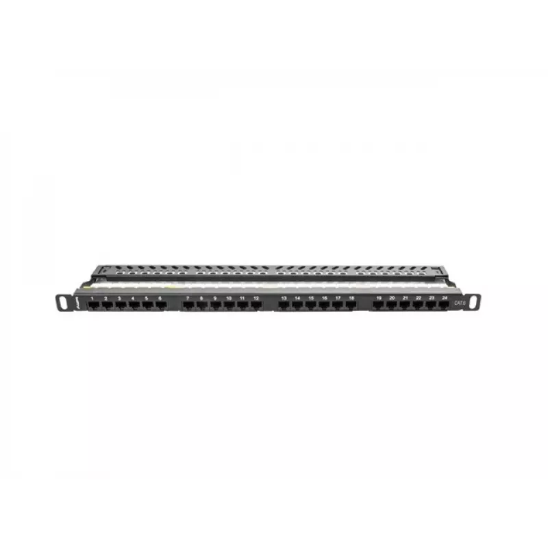 Lanberg PPU6-0024-B patch-paneel 0.5U