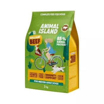 ANIMAL ISLAND Brilliant beef - kuiv koeratoit - 3kg