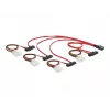 DeLOCK - Sisemine SAS-kaabel (Serial Attached SCSI) - 4-real - 36 kontaktiga 4i Mini MultiLane - Sisemine toiteallikas, 4-kontaktiline, Sisemine SAS, 29-kontaktiline (SFF-8482) - 50 cm (83059)
