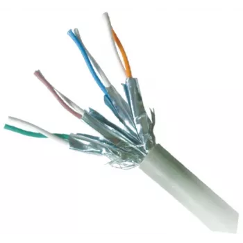 Võrgukaabel GEMBIRD Cat6a RJ-45 – RJ-45 S/FTP 10 m LSZH, täisvask, hall