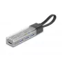 DELOCK USB 3.2 Gen 1 (3.1 Gen 1) 4-pordiline jaotur Type-A + USB-C hostiga (5000 Mbit/s) must/läbipaistev