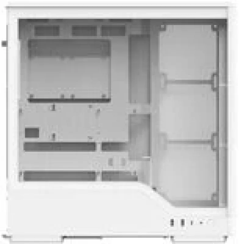 Arvutikorpus AEROCOOL D520A Midi-Tower ATX karastatud klaas RGB — valge