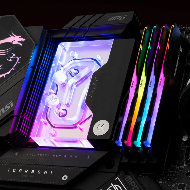EK Waterblocks EK-Quantum Velocity2 D-RGB - AM5, Nickel + Acrylic