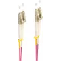 shiverpeaks BS77923/4. Kaabli pikkus: 2 m, Kiu tüüp: OM4, Pistmik 1: LC, Pistmik 2: LC, Südamiku läbimõõt: 50 µm, täisdupleks, Kaabli värv: violetne (BS77923/4)
