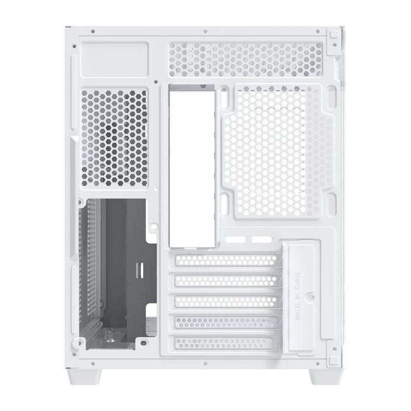 Arvutikorpus DarkFlash B275 (valge) mid-tower ATX ühilduv, eesmine I/O, karastatud klaas