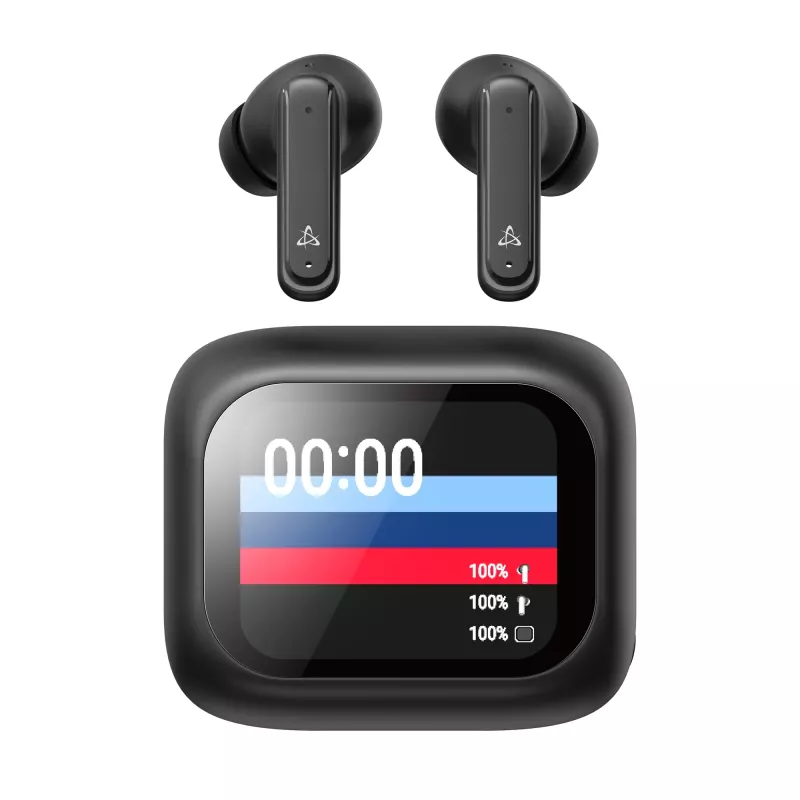 Kõrvaklapid SBOX EB-TWS08-B puuteekraaniga mustad