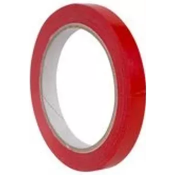 Pakkelint agipa 12 mm x 66 m PVC punane — kottide sulgemiseks, 1 tk