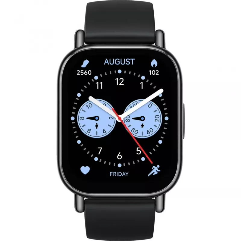 Nutikell Xiaomi Redmi Watch 5 Lite — 1,96-tolline AMOLED, GPS, 470 mAh, 48 mm, TPU-rihm, must