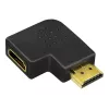 HDMI soovaheti adapter LOGILINK AH0008 — HDMI HDMI-le, must, kullatud kontaktid