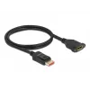 DisplayPorti pikenduskaabel paneelikinnitusega DeLOCK 87095 8K 60 Hz 1 m