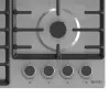 Gorenje G642ABX pliit Roostevaba teras Sisseehitatud 60 cm Gaas 4 tsooni