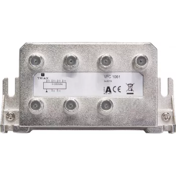 Triax VFC 1061 - Kaablijaotur - 75 oomi - 5 - 1218 MHz - F-tüüp - 135 mm - 40 mm (343016)