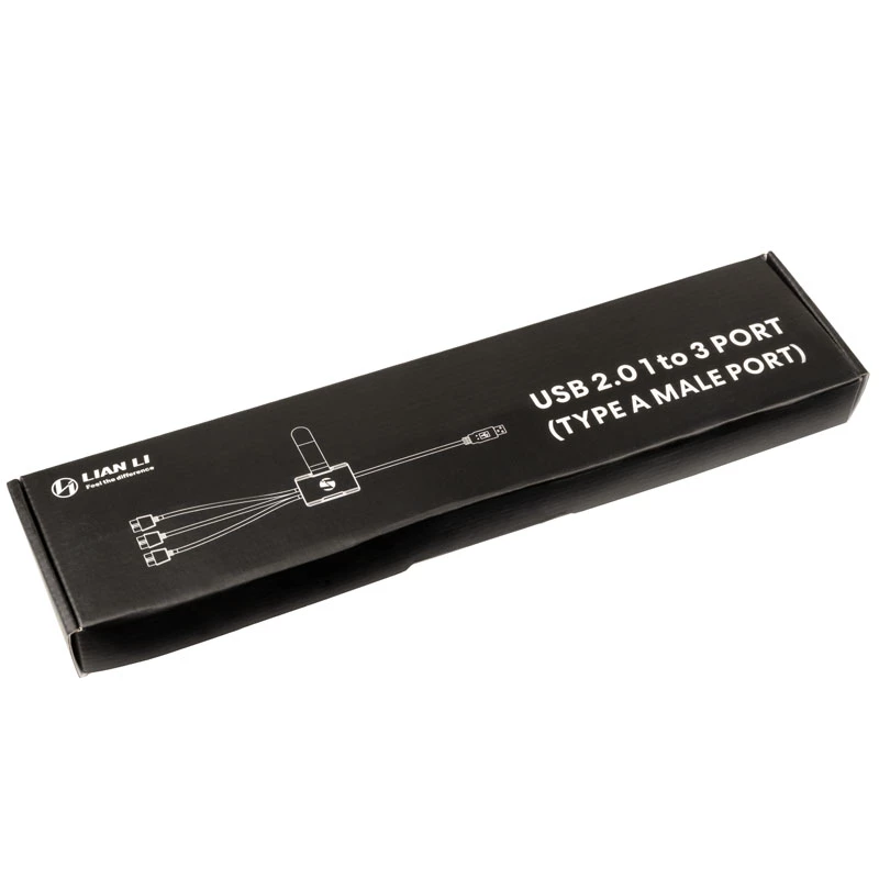 USB-jagaja Lian Li PW-U2TPAB tüüp A-pistik 1-3 IDC 9 kontakti