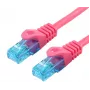 Võrgukaabel LOGON TCU55U100M Cat5e U/UTP 10 m magenta RJ-45 - RJ-45