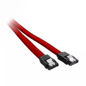 CableMod ModMesh - SATA-kaabel - Serial ATA 150/300/600 - SATA (W) kuni SATA (W) - 60 cm - punane (CM-CAB-SATA-N60KR-R)