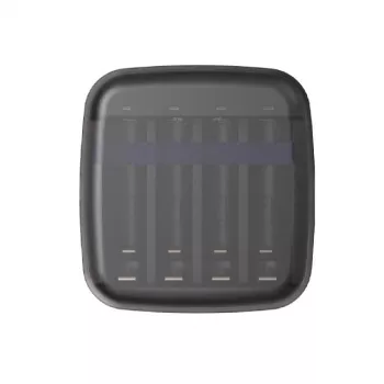 Aku laadija XTAR BC4 AA/AAA NiMH ja Li-ion, 4 pesa, DC/USB sisend, must