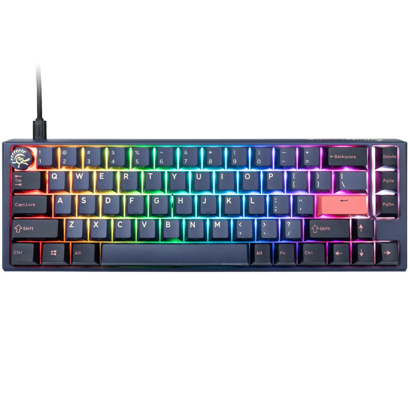 Ducky One 3 SF klaviatuur mängimiseks USB QWERTY inglise sinine