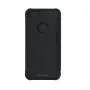 Telluri rahakotiga telefoniümbris iPhone 8-le — sünteetiline nahk, must, peegliga