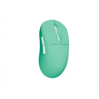 Juhtmevaba hiir Fury Tanto T4 Mint roheline — reguleeritav DPI, USB-vastuvõtja, ergonoomiline disain