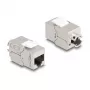 DeLOCK Keystone moodul RJ45 pistik LSA-le Cat.6A õhuke tööriistavaba