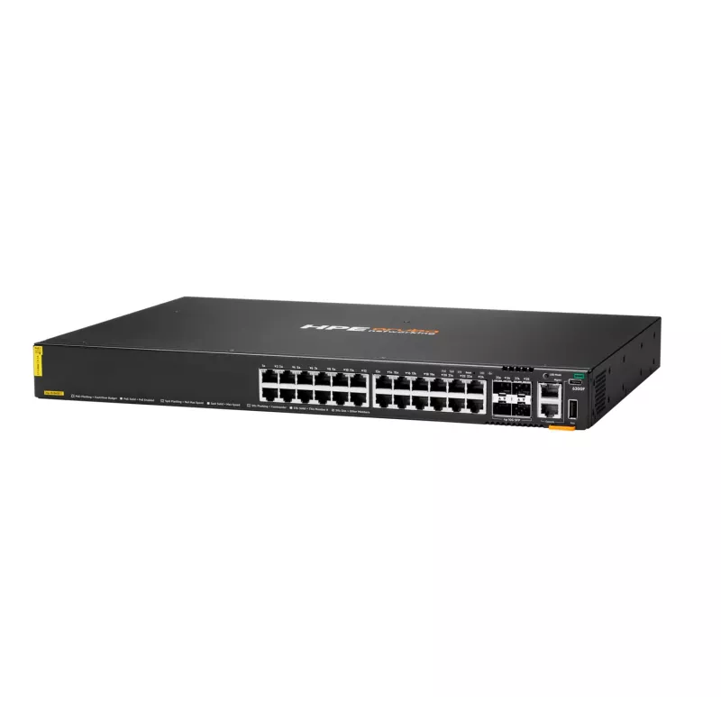 Hallatav kommutaator HPE Aruba Networking CX 6200F 24G PoE 4SFP+ 370W