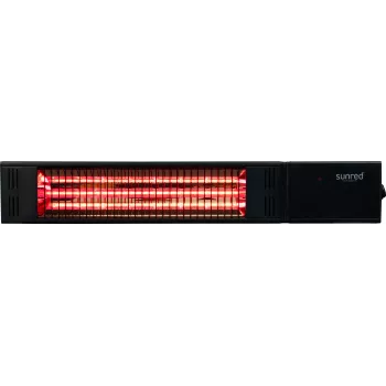 Infrapunakütteseade SUNRED RDS-15W-B Fortuna Wall 1500 W, must, IP55, seinale paigaldatav