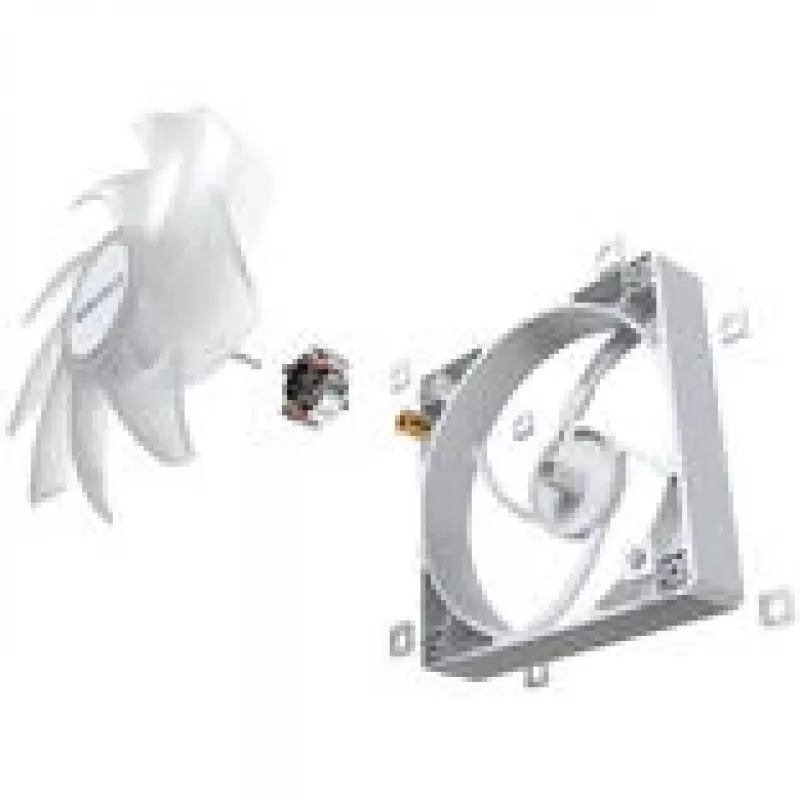 Jahutusventilaator Montech GF120 PWM ARGB 120 mm valge, PWM-juhtimine, ARGB-valgustus