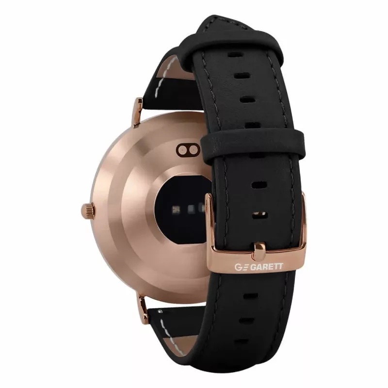 Nahast nutikell Garett Verona Gold-Must