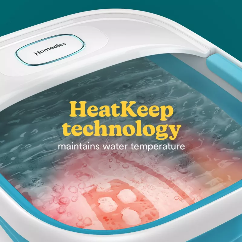 Foot spa HoMedics FB-70BL-EB — kokkupandav kompaktne jalavann koduseks kasutamiseks
