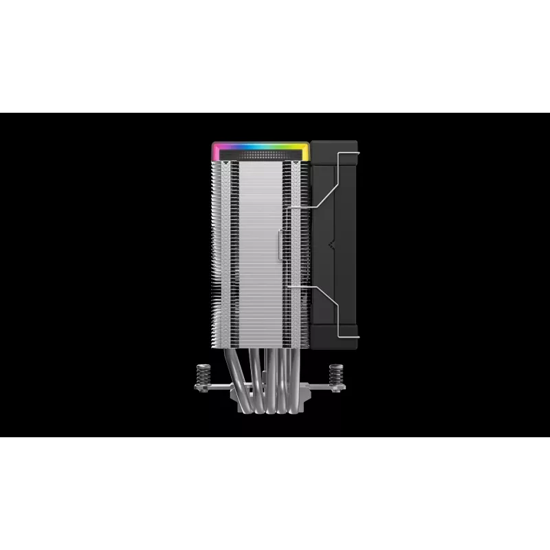 Õhkjahuti DeepCool AK500S Digital SE — 120 mm ventilaator, toetab LGA1700/AM5/AM4 ja Intel LGA115x/1200 pesasid, must