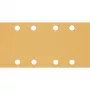 Lihvimislehed Bosch 93x186 mm K80, 50 tk, 8-augulised, puidule ja värvile (Expert)