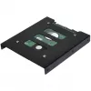 Kinnitusraam ultron Sisemine 1x2,5 SSD/HDD Metall must (377213)
