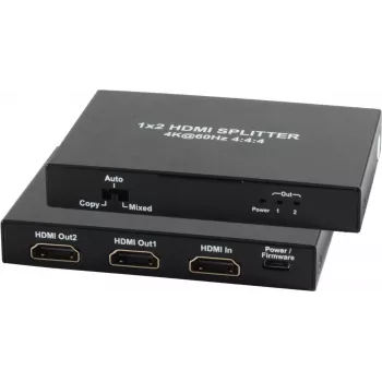 HDMI jaotur ShiverPeaks 1x sisse 2x välja 4K 60Hz